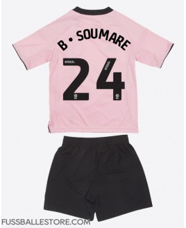 Günstige Leicester City Boubakary Soumare #24 3rd trikot Kinder 2025-26 Kurzarm (+ Kurze Hosen)
